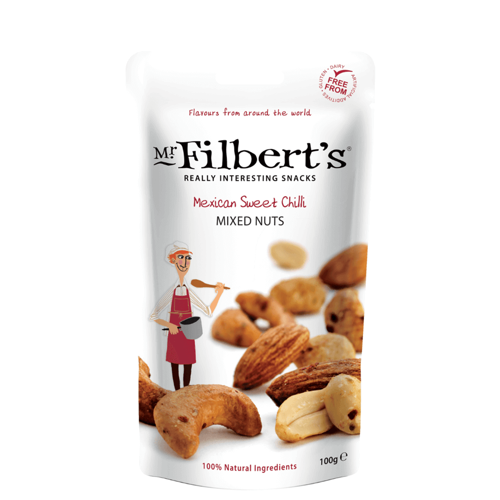 Mr Filberts Mexican Sweet Chilli Mixed Nuts 100g